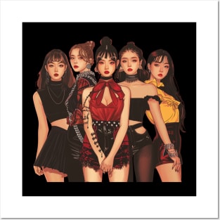 K pop Girl Group Debut Korean Music Posters and Art